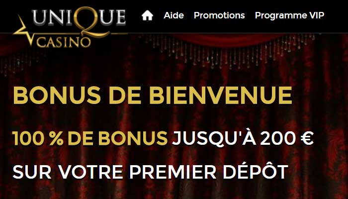 Avis de Unique Casino